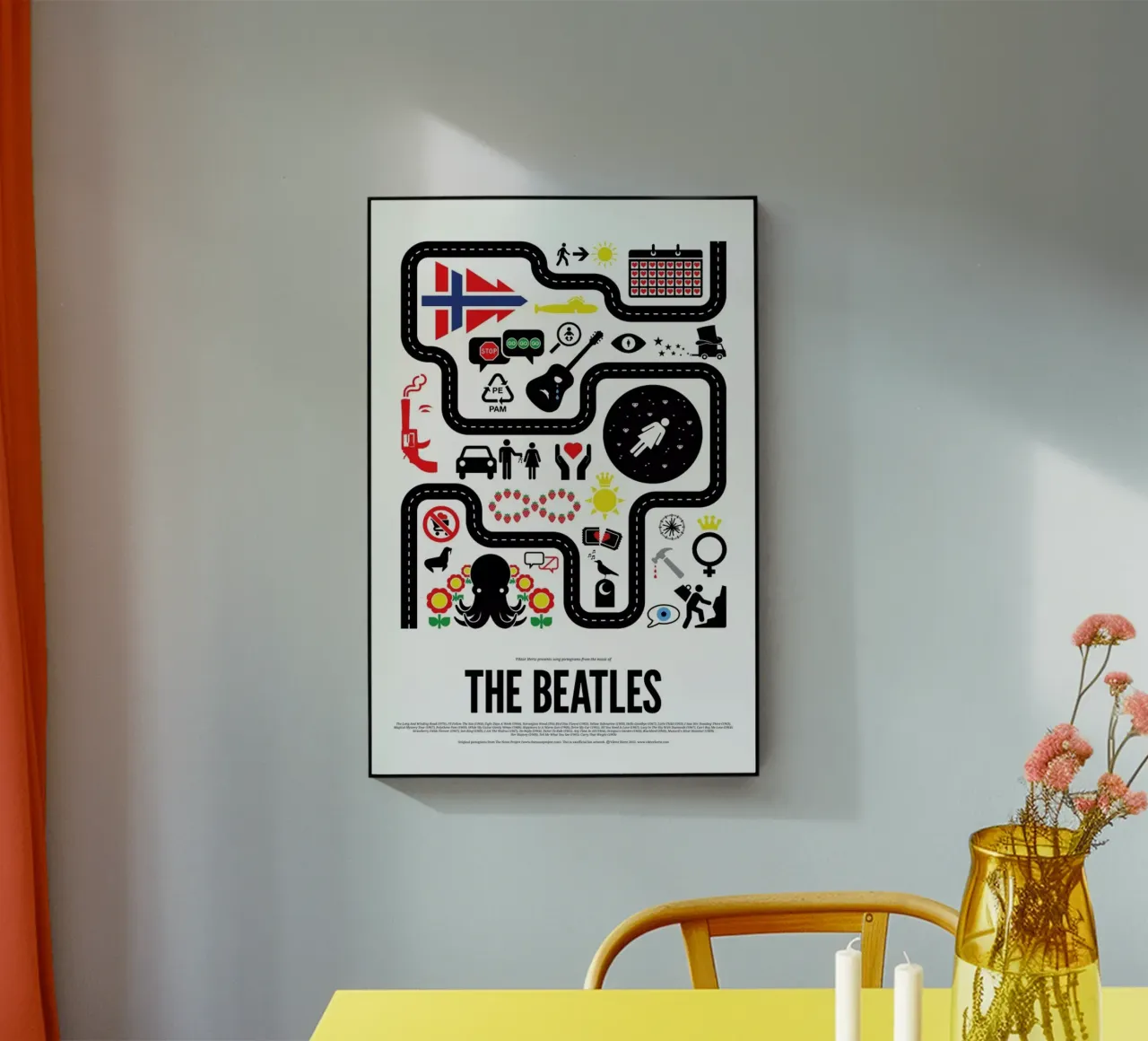 The Beatles plexiglass da Viktor Hertz