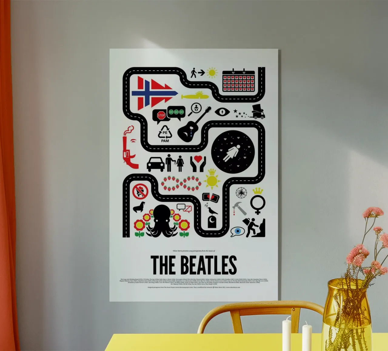 The Beatles plexiglass da Viktor Hertz