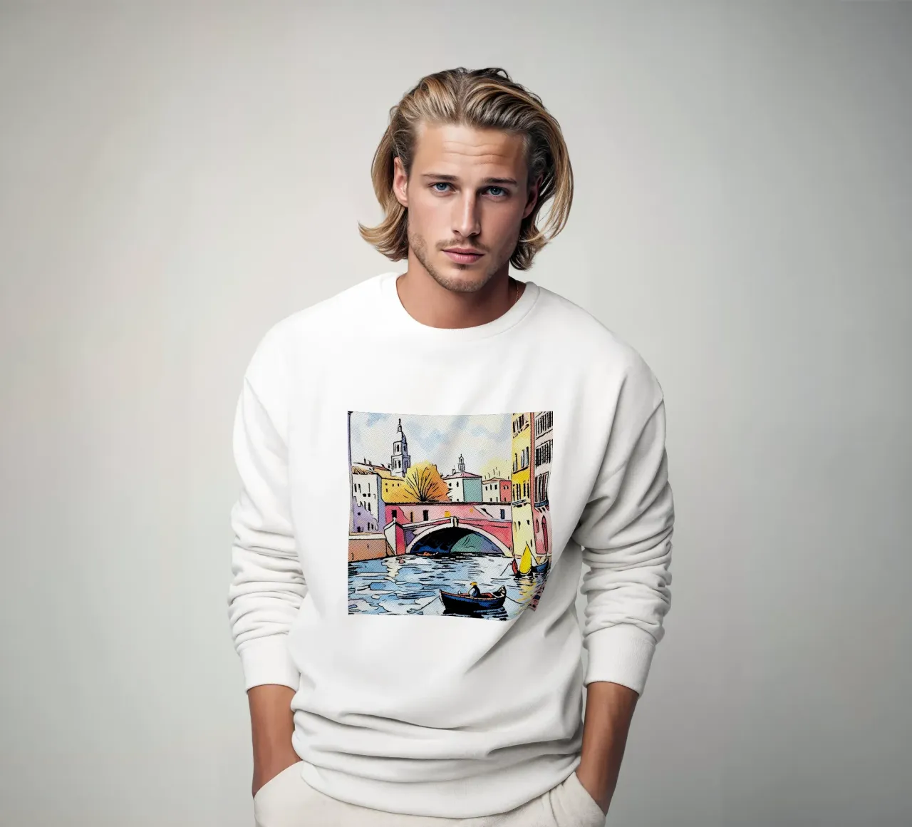 Inspiration Italie, motif 4 sweat de ZAMART
