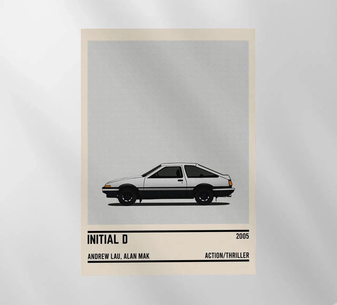 Initial D car movie pellicola backlit da TheArtstudio