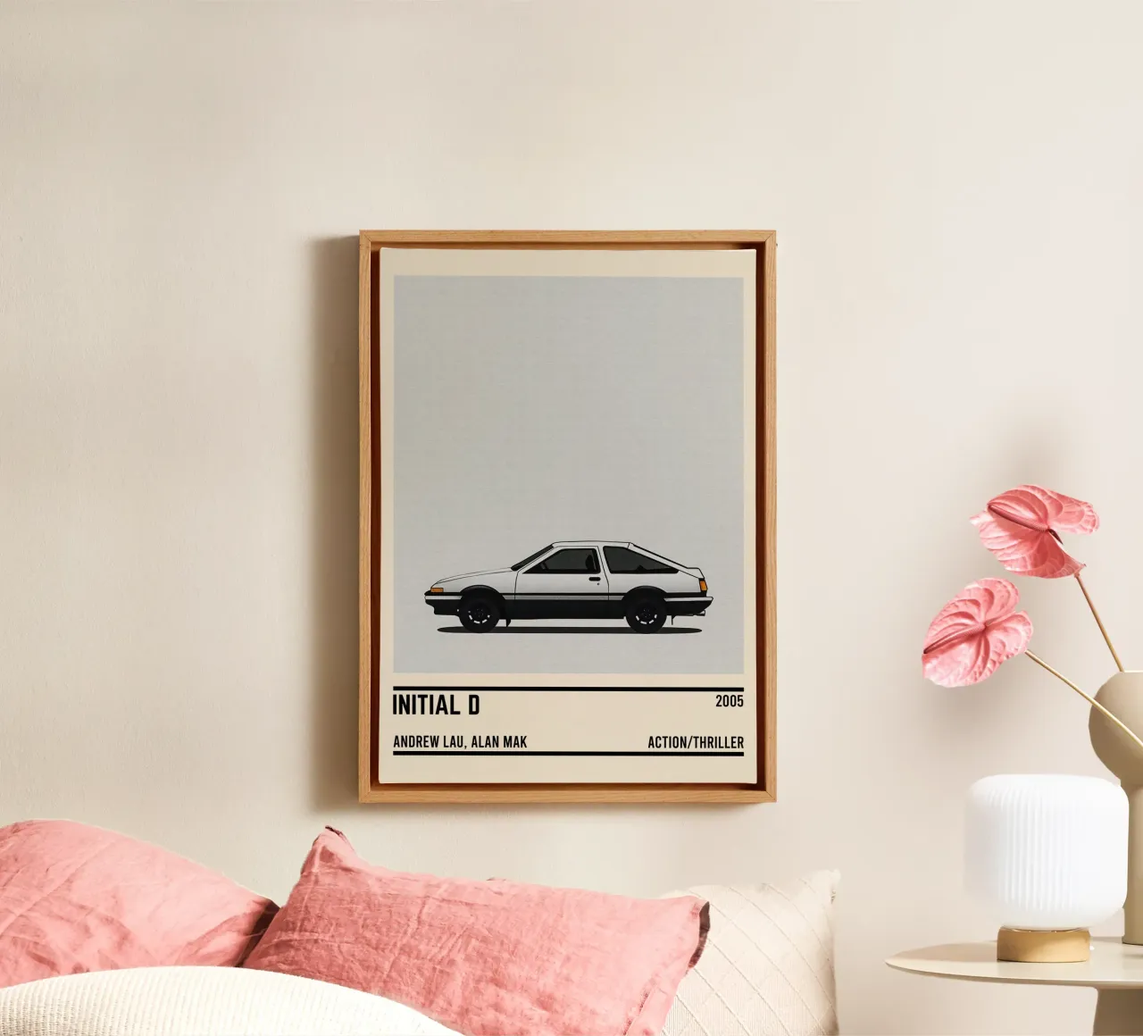 Initial D car movie tela con Cornice a cassetta da TheArtstudio