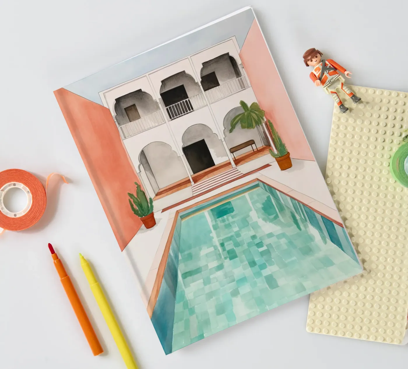 Moroccan Pool notitieboek van DaarbyN