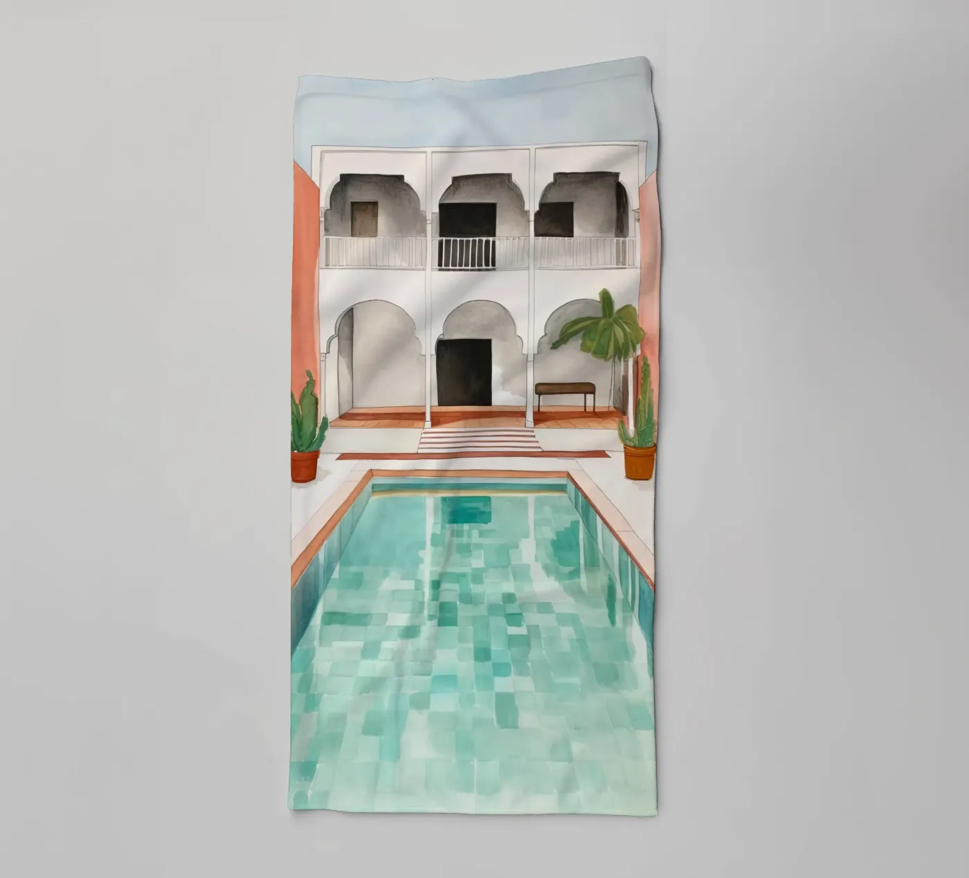 Moroccan Pool towel by DaarbyN