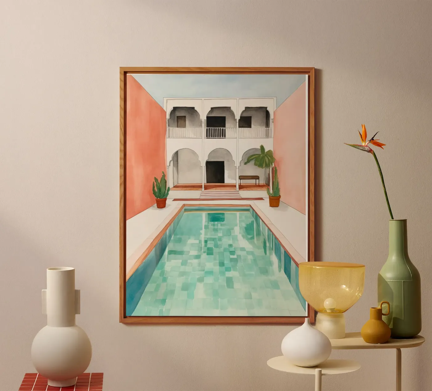 Moroccan Pool forex plate by DaarbyN