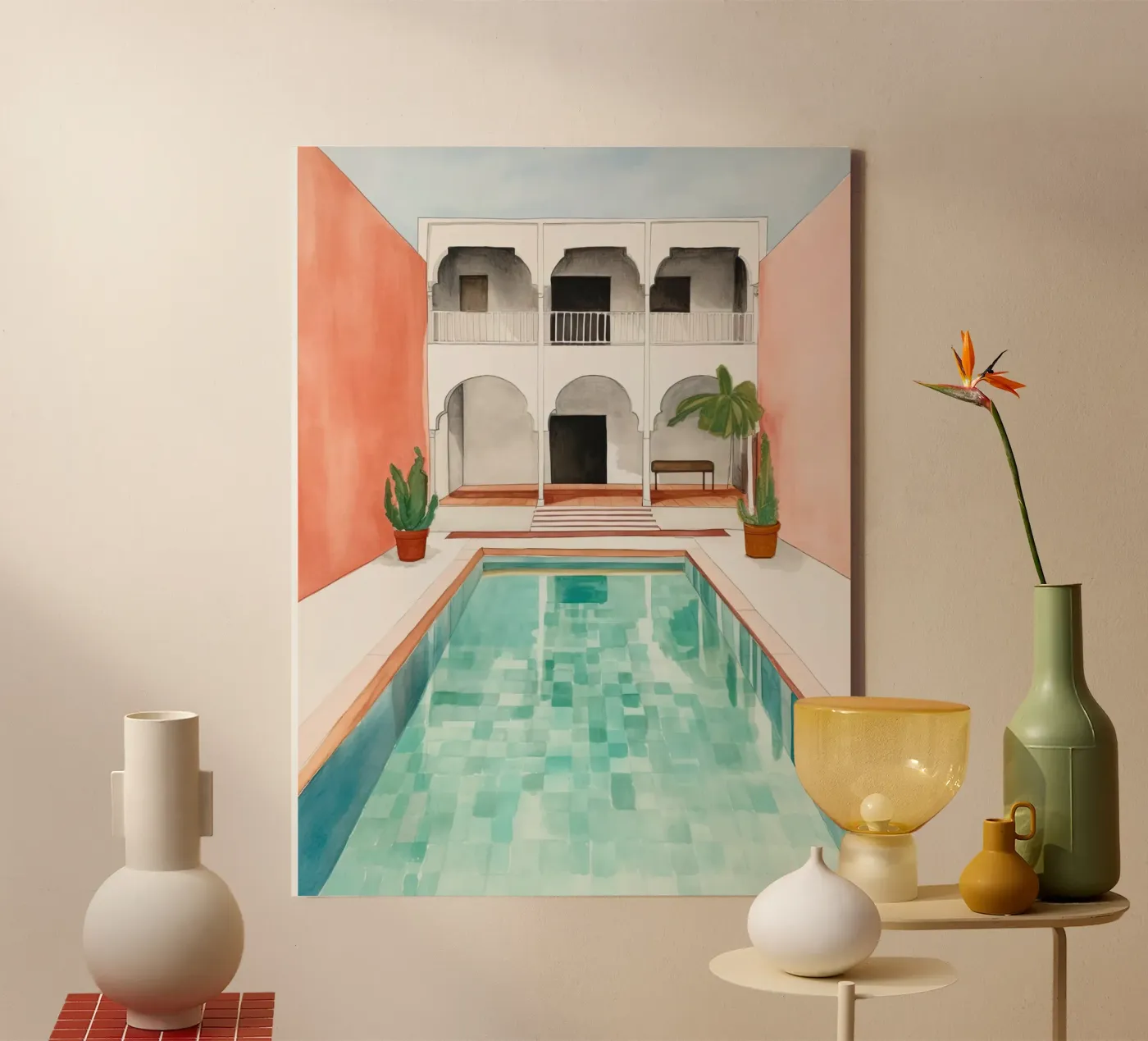 Moroccan Pool tela da DaarbyN