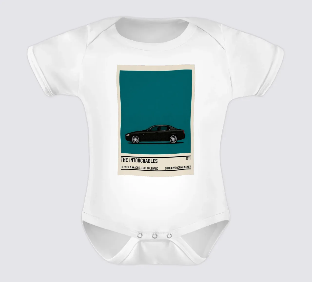 Intouchables movie car body neonato maniche corte da TheArtstudio