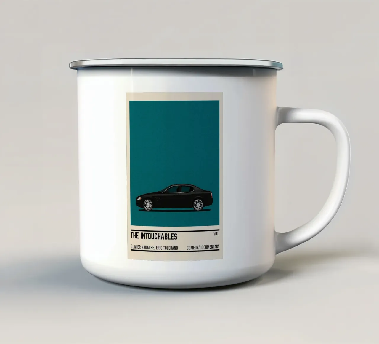 Intouchables movie car tazza in smalto da TheArtstudio