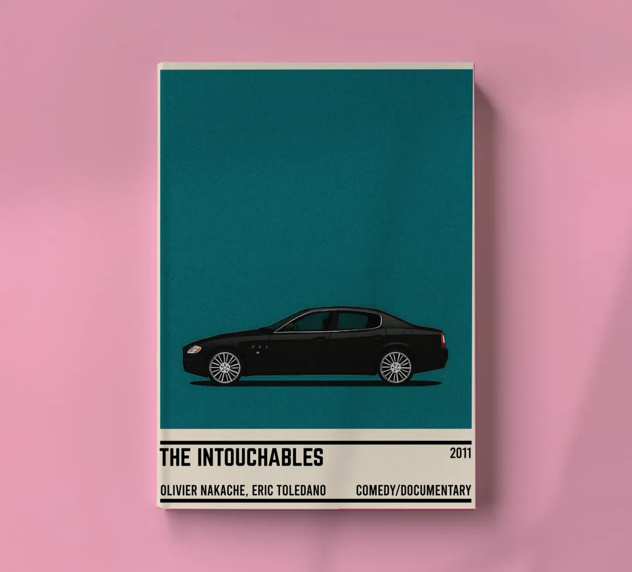 Intouchables movie car notebook by TheArtstudio