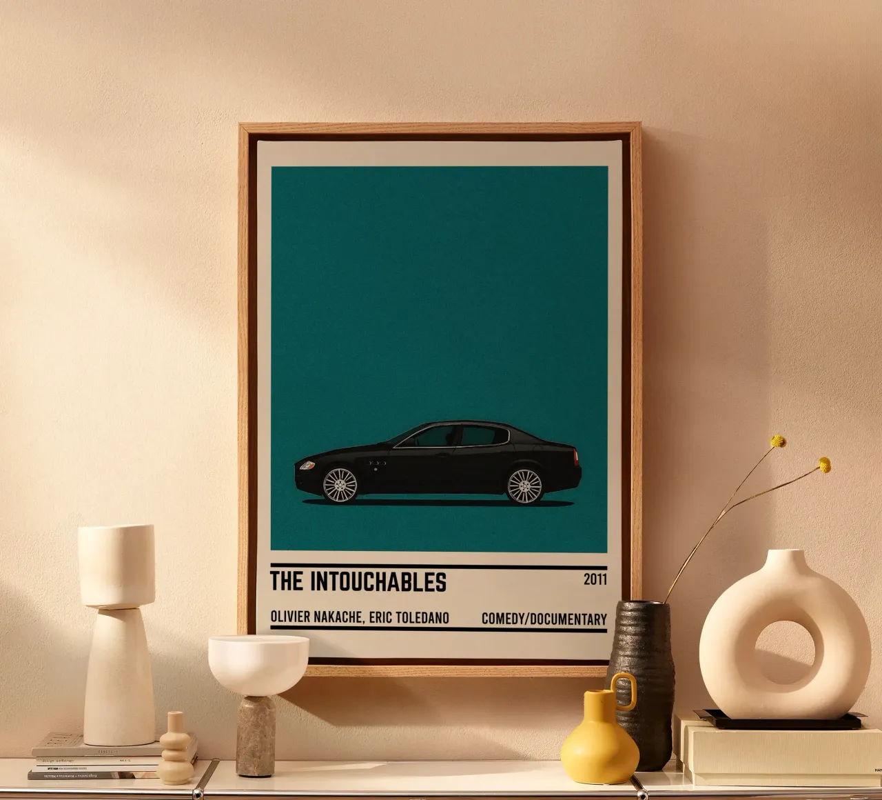 Intouchables movie car tela con Cornice a cassetta da TheArtstudio
