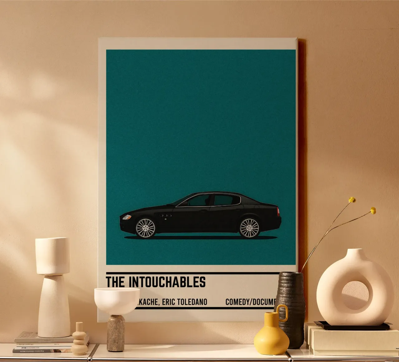 Intouchables movie car tela con Cornice a cassetta da TheArtstudio
