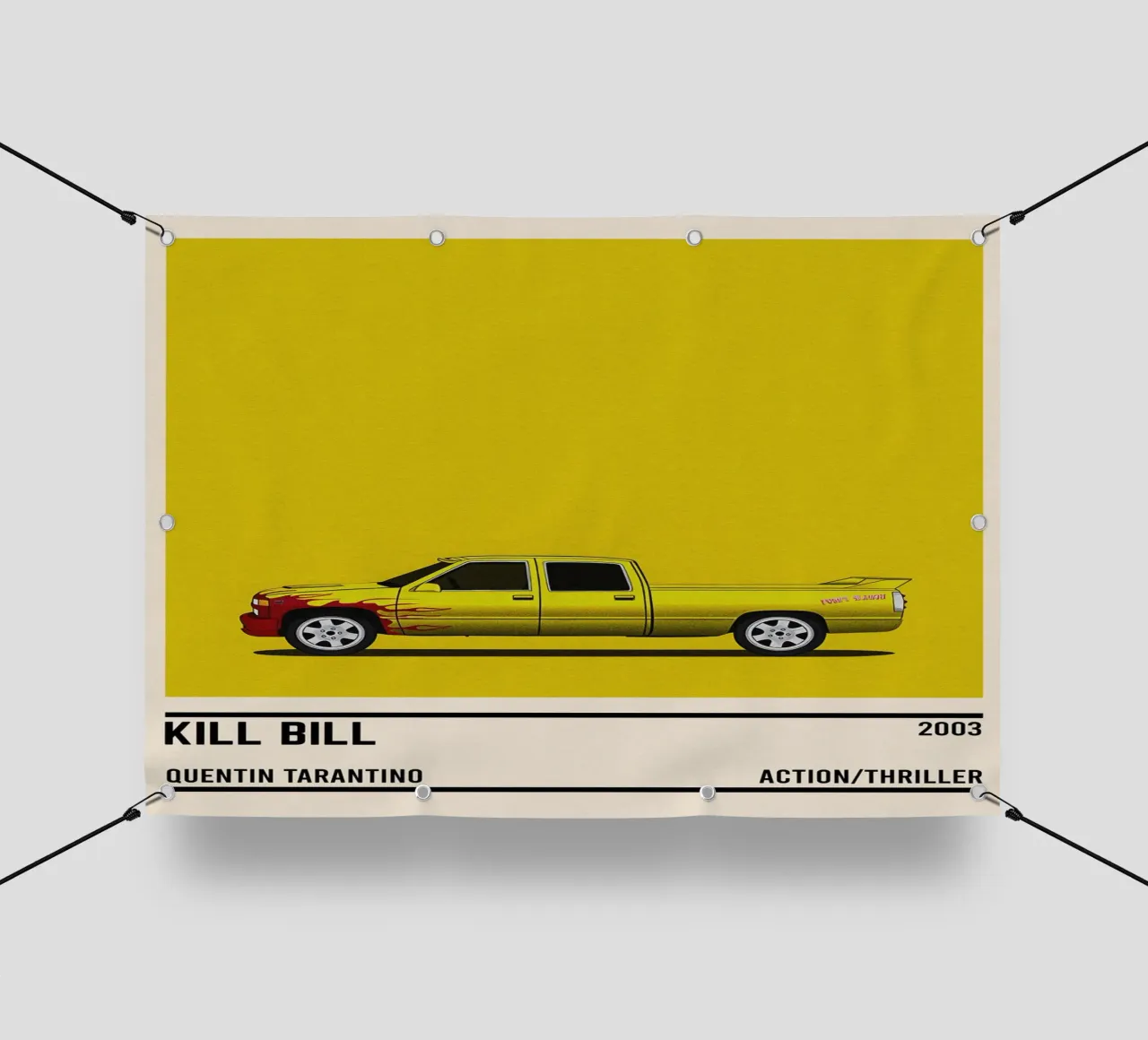 Kill Bill car movie telo in pvc da TheArtstudio