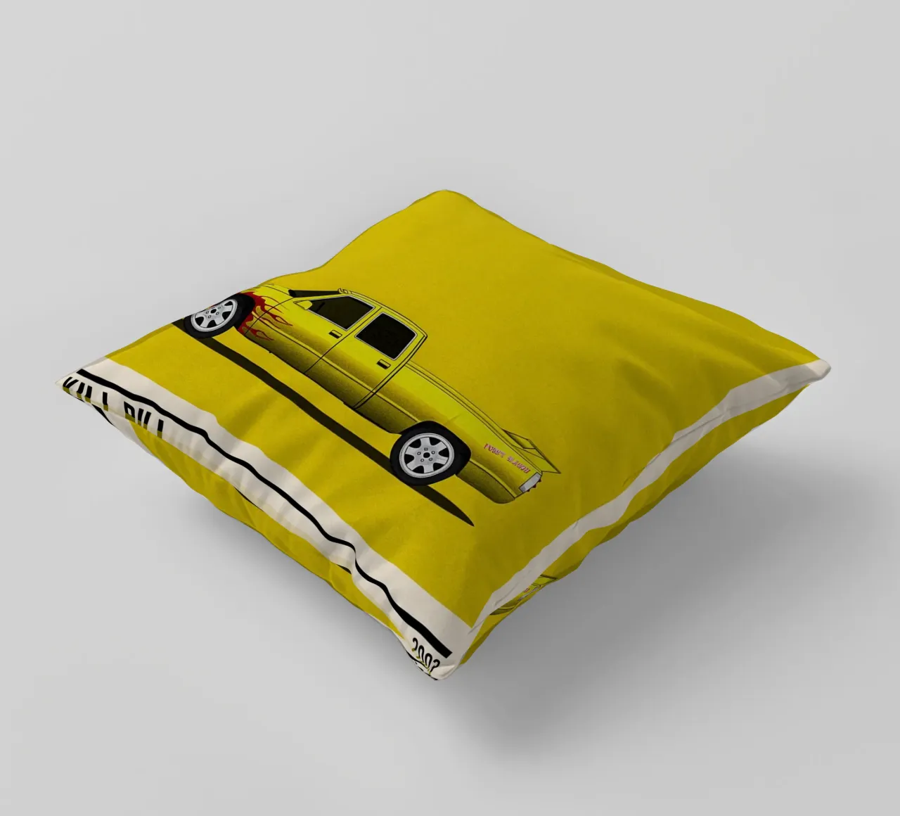 Kill Bill car movie cuscino da TheArtstudio