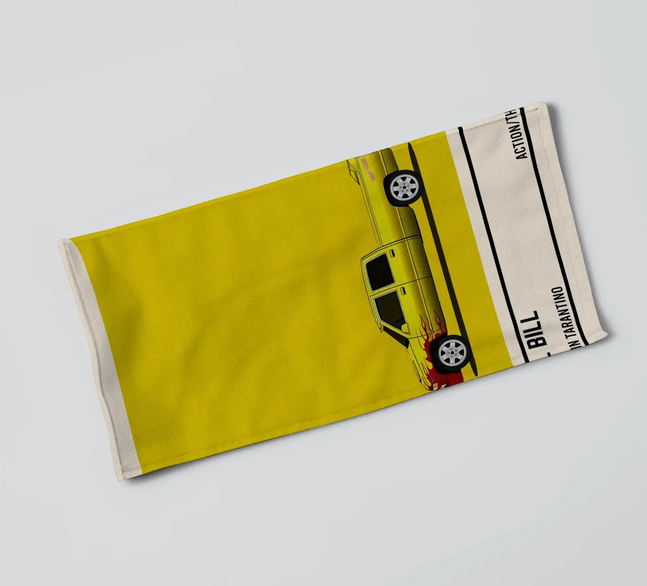 Kill Bill car movie asciugamano da bagno da TheArtstudio