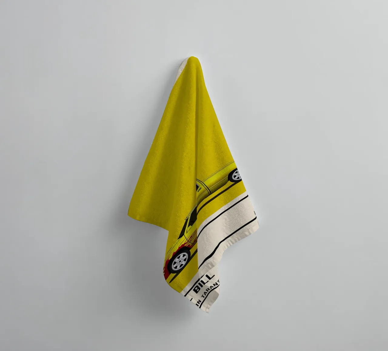 Kill Bill car movie asciugamano da bagno da TheArtstudio