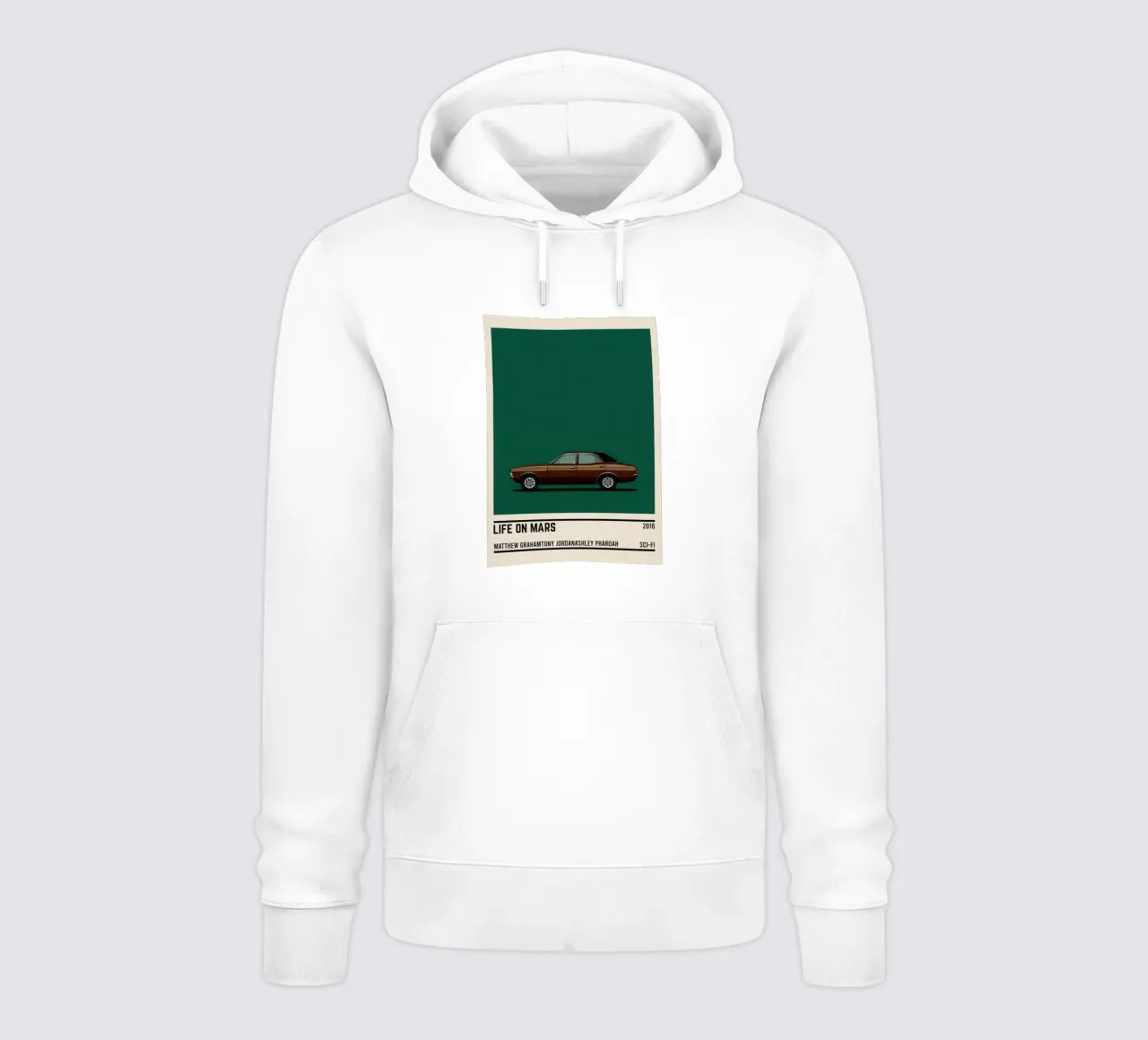 Life on Mars car felpa con cappuccio da TheArtstudio