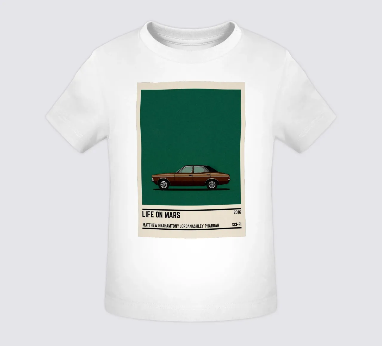 Life on Mars car maglietta neonato da TheArtstudio