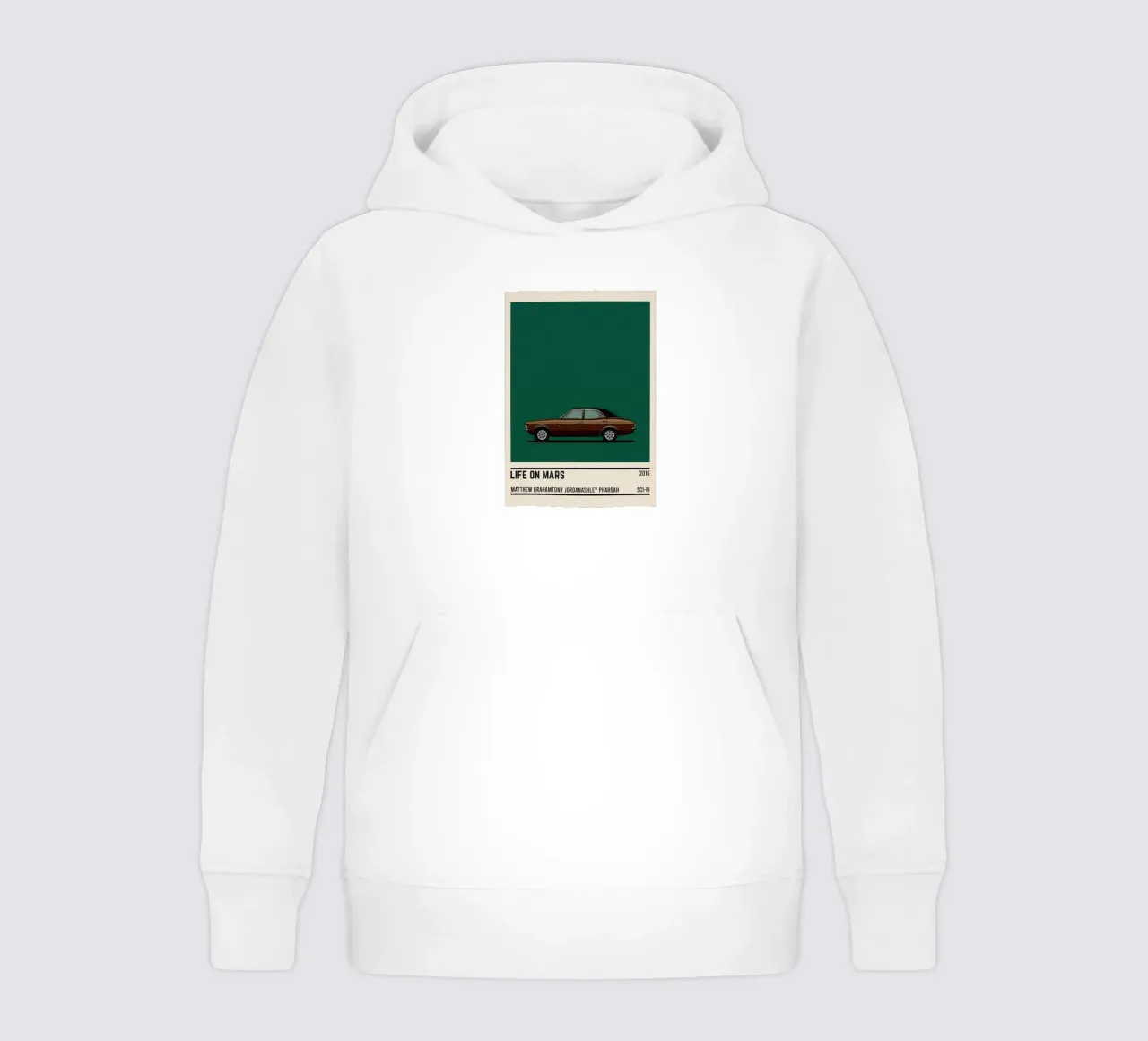 Life on Mars car felpa bambino con cappuccio da TheArtstudio