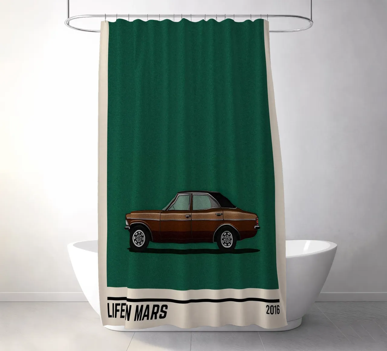 Life on Mars car tenda da doccia da TheArtstudio