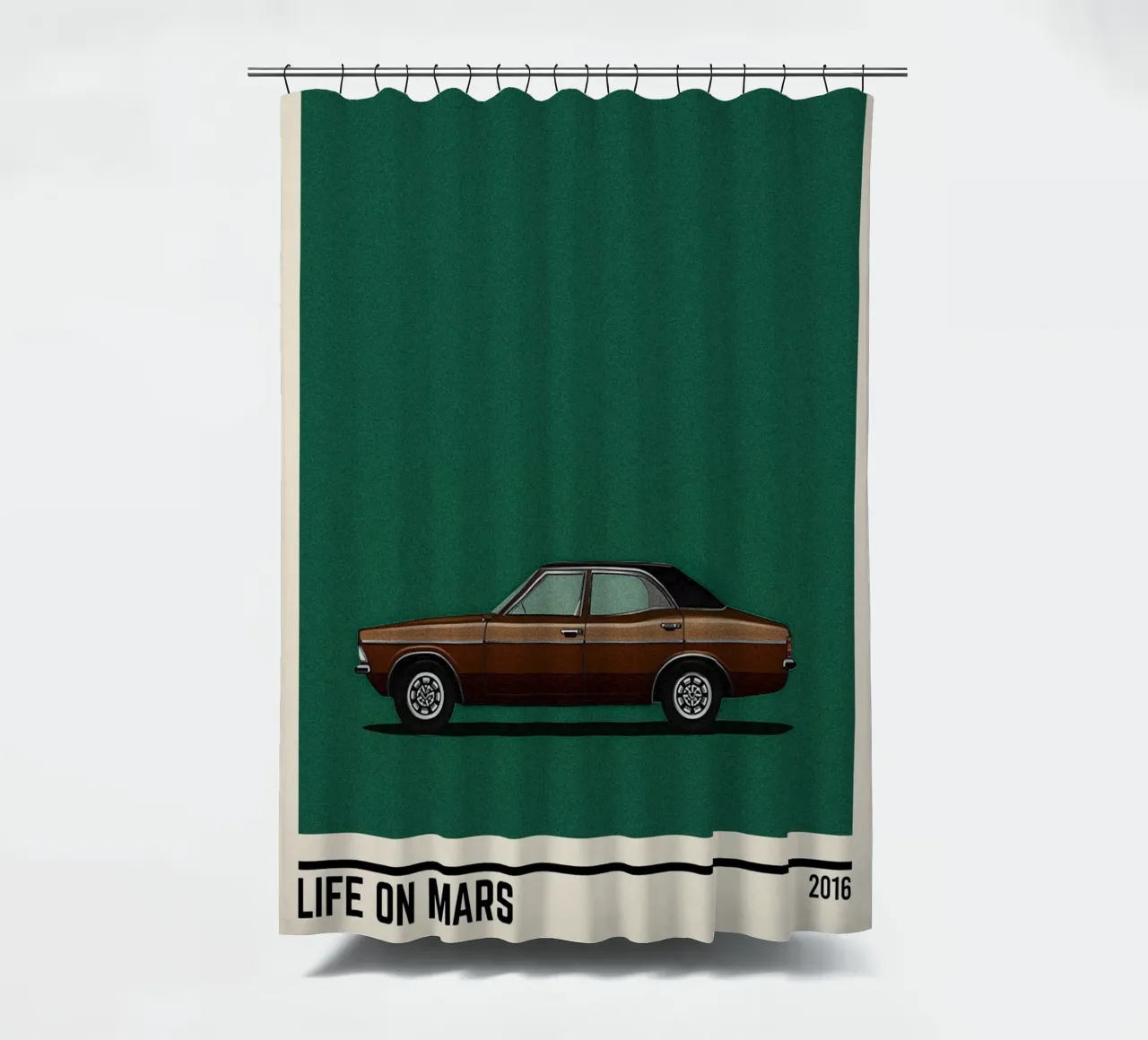 Life on Mars car tenda da doccia da TheArtstudio