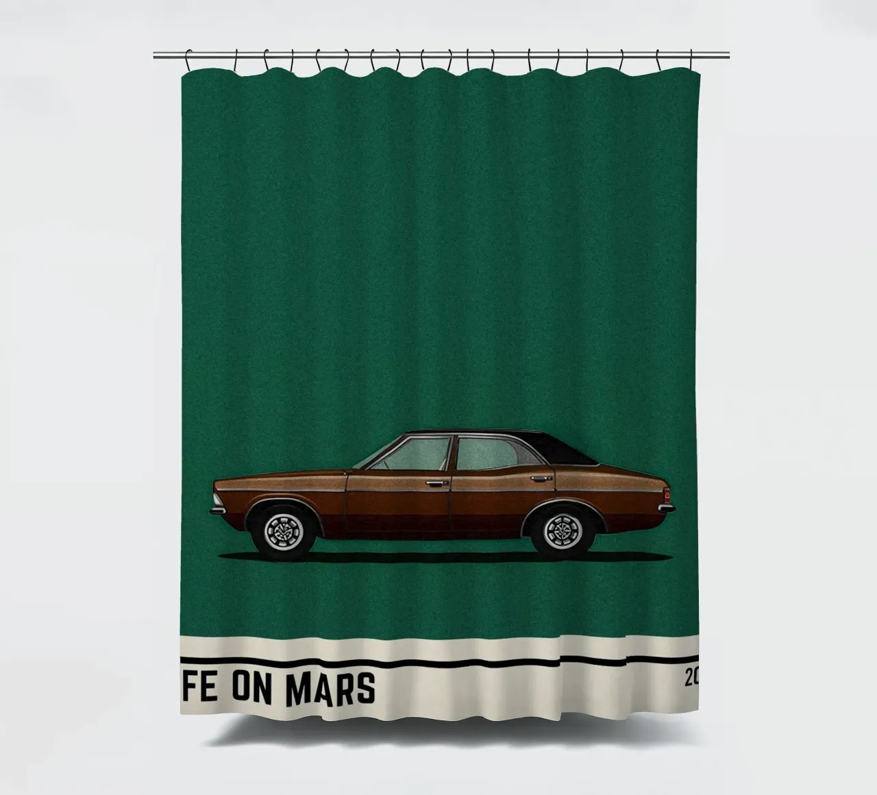 Life on Mars car tenda da doccia da TheArtstudio