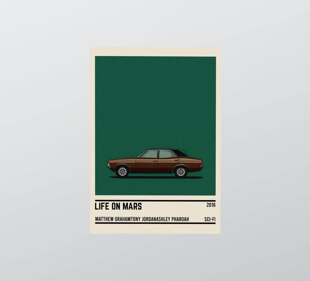 Life on Mars car sticker by TheArtstudio
