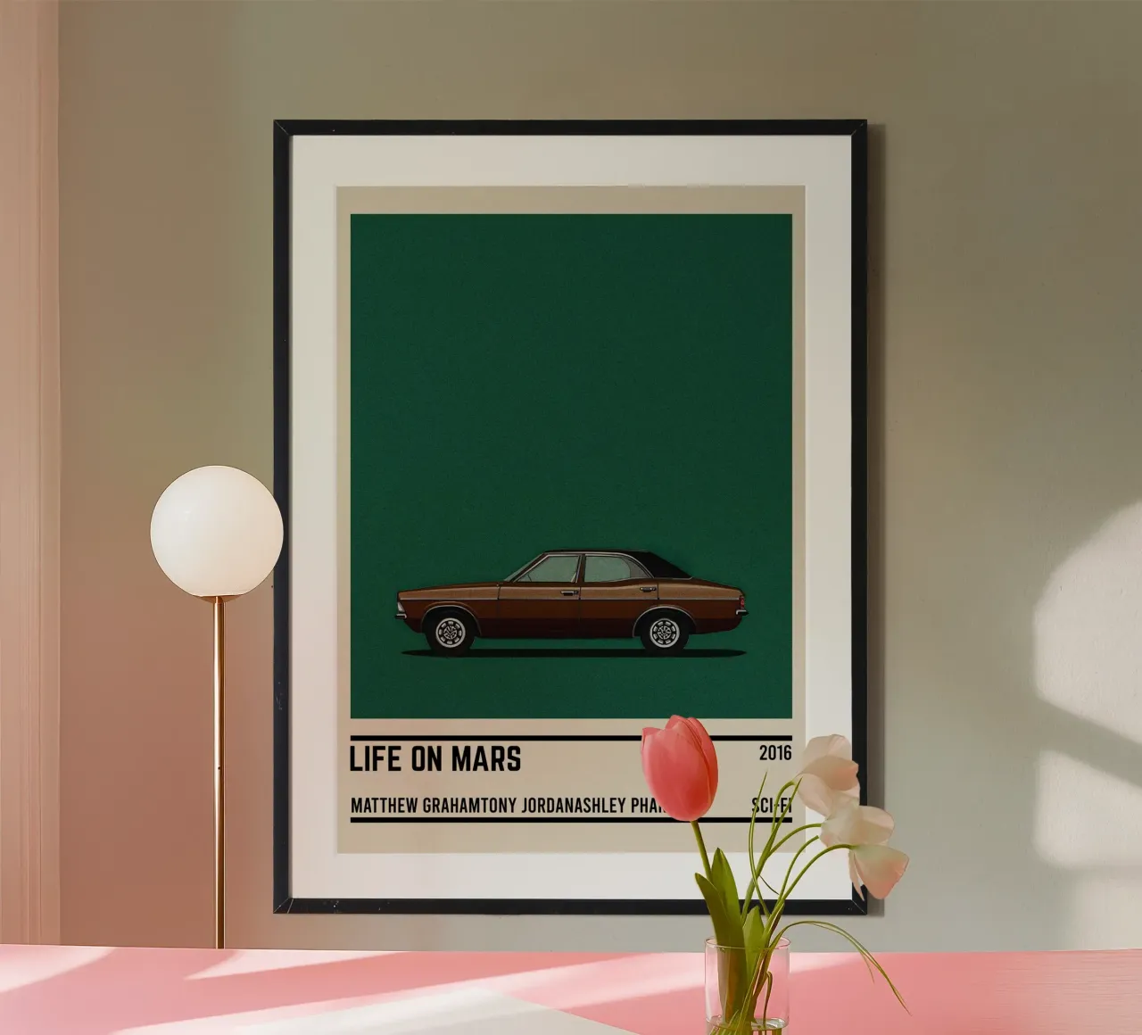 Life on Mars car carta hahnemühle da TheArtstudio