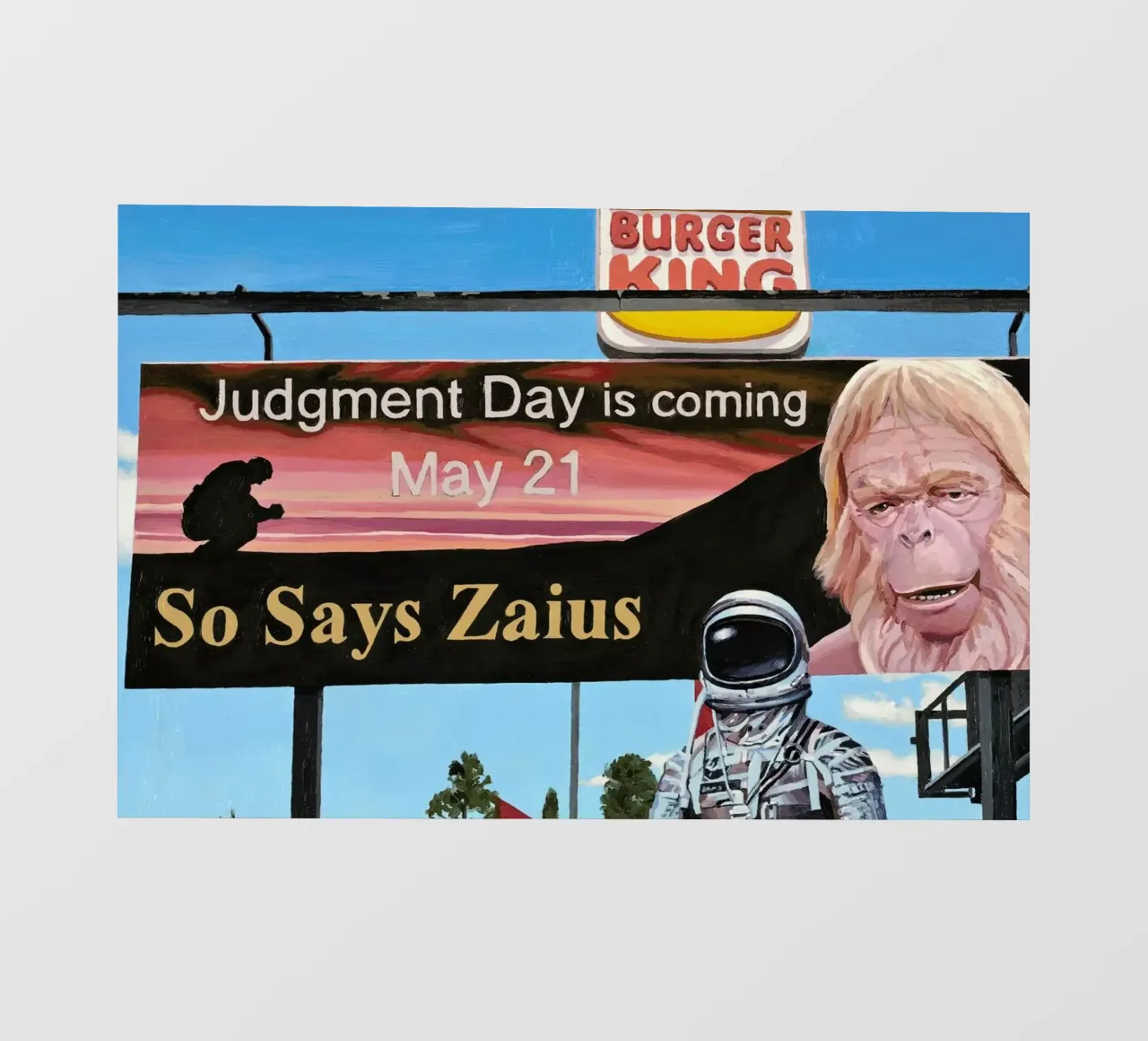 So Says Zaius pellicola backlit da Scott Listfield