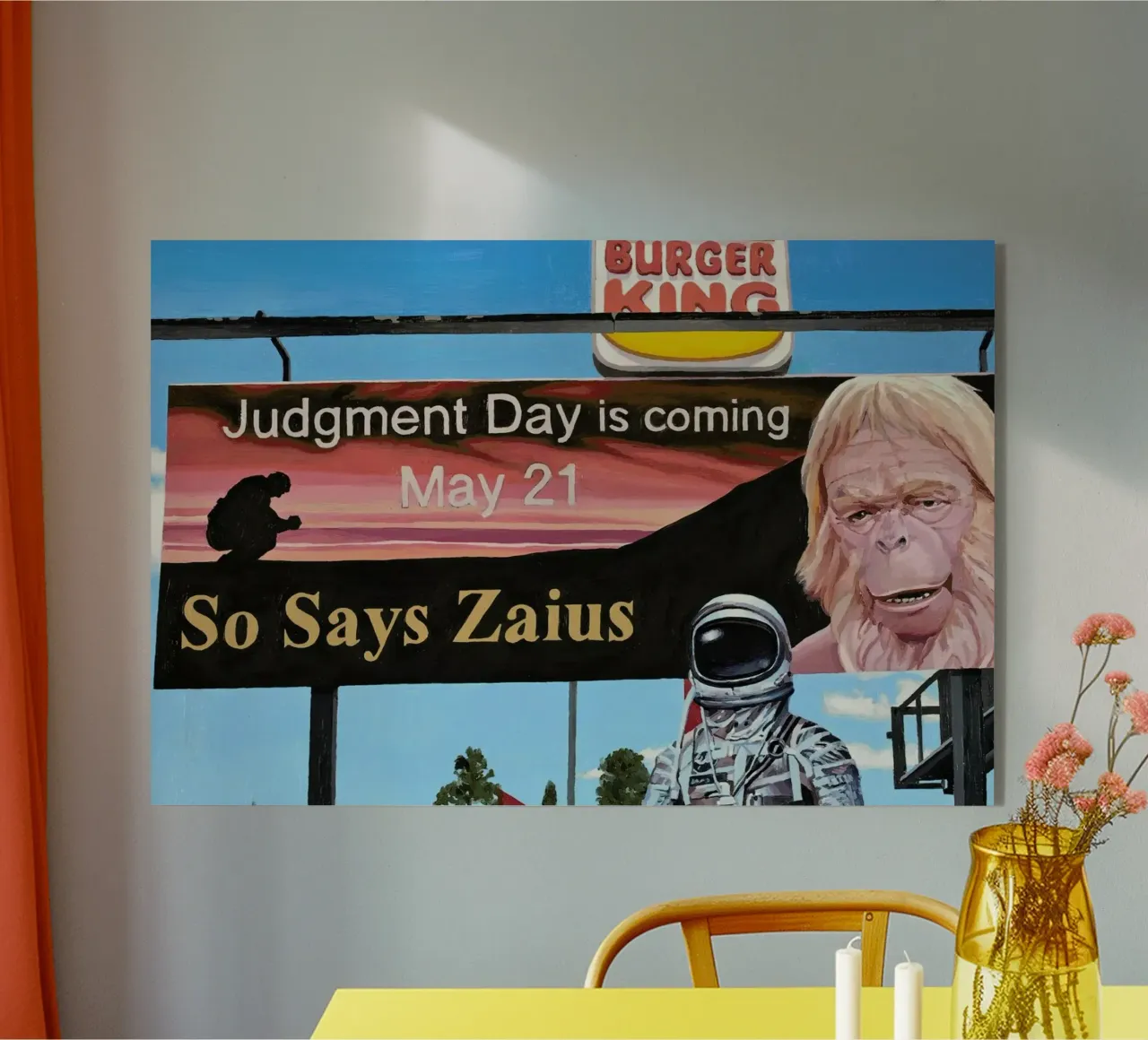 So Says Zaius plexiglass da Scott Listfield