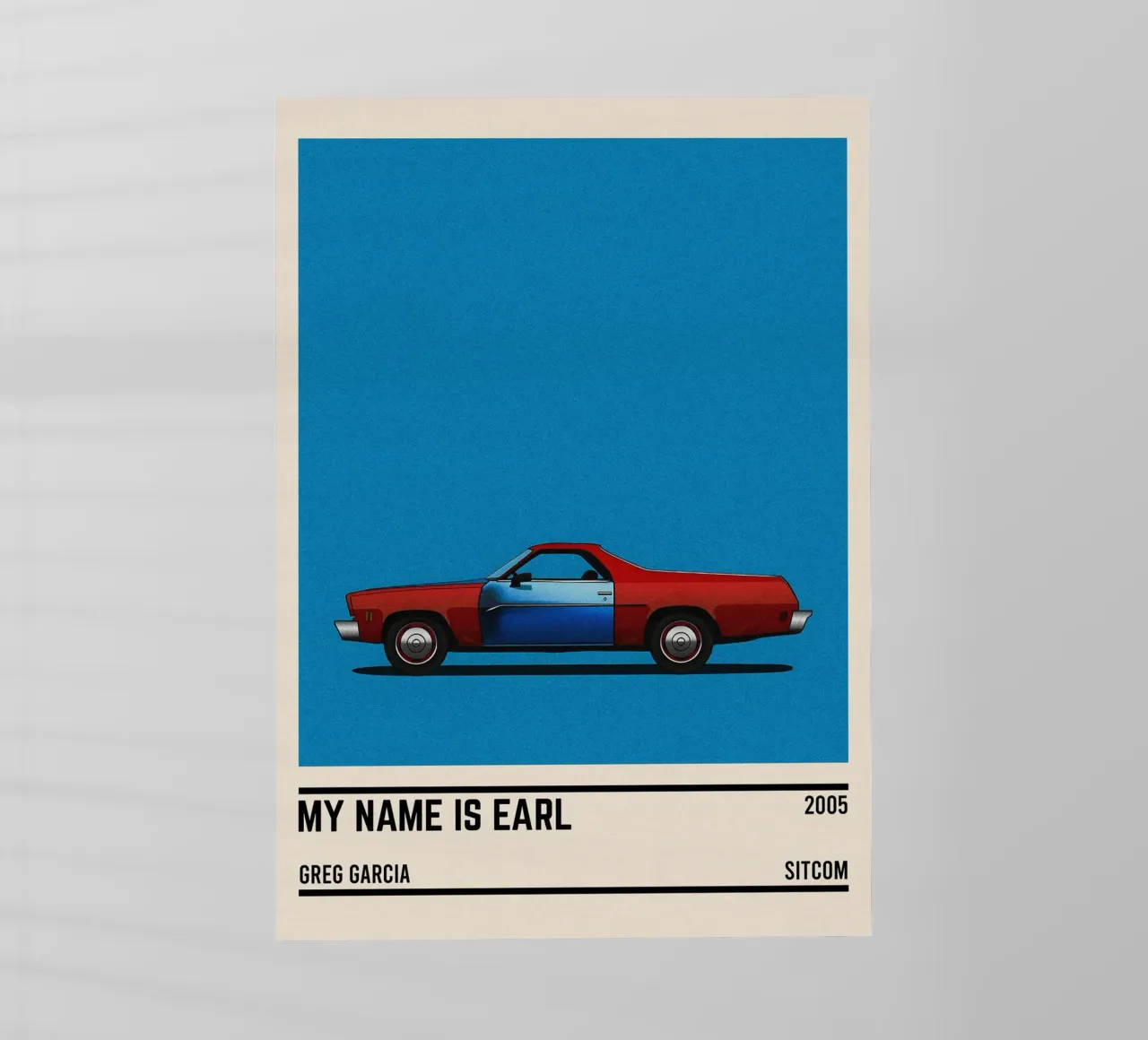My Name Is Earl tv series pellicola backlit da TheArtstudio