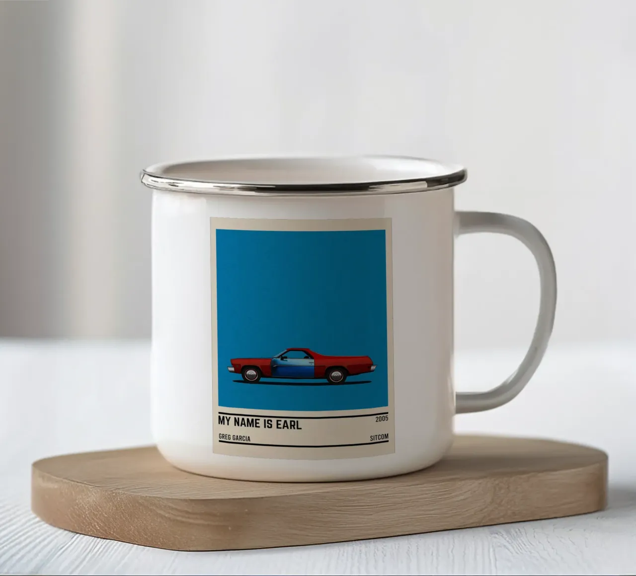 My Name Is Earl tv series tazza in smalto da TheArtstudio