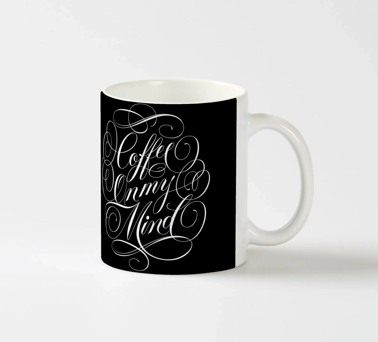 Coffee on my Mind.  Coffee Quote. Keramik Tasse von CalliLetters