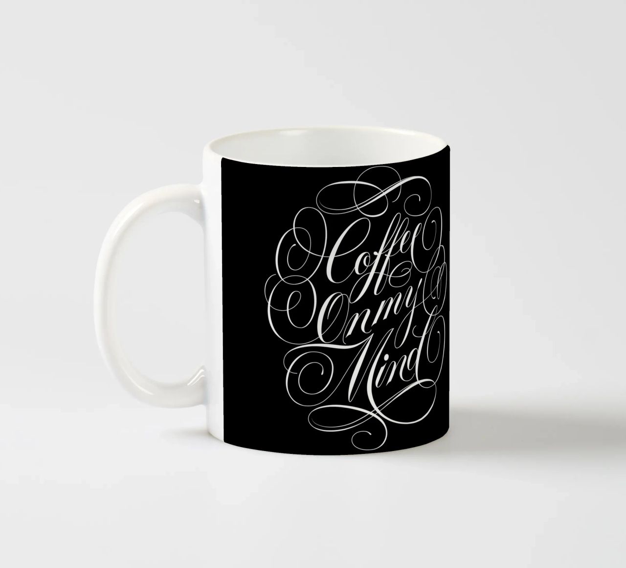 Coffee on my Mind.  Coffee Quote. Keramik Tasse von CalliLetters