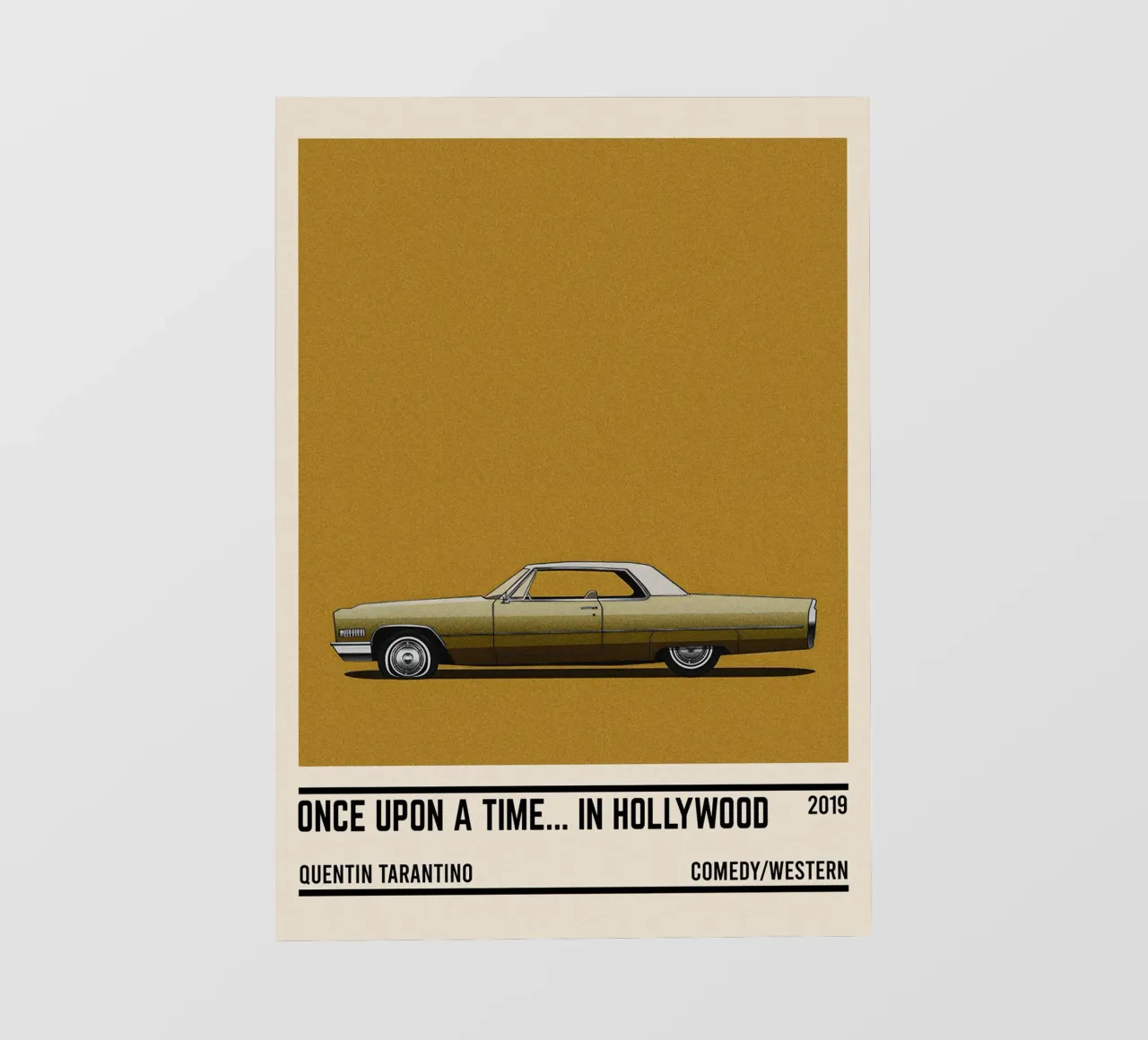 Once Upon a Time... in Hollywood car pellicola backlit da TheArtstudio