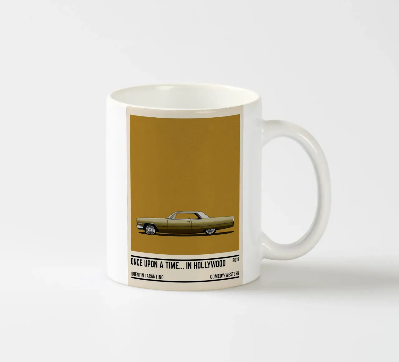 Once Upon a Time... in Hollywood car tazza in ceramica da TheArtstudio
