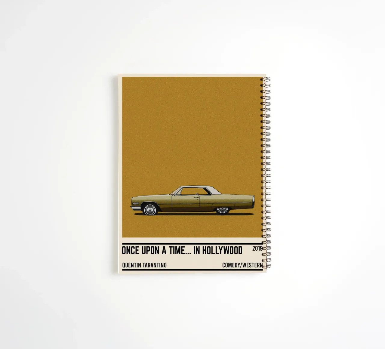 Once Upon a Time... in Hollywood car spiral notebook by TheArtstudio