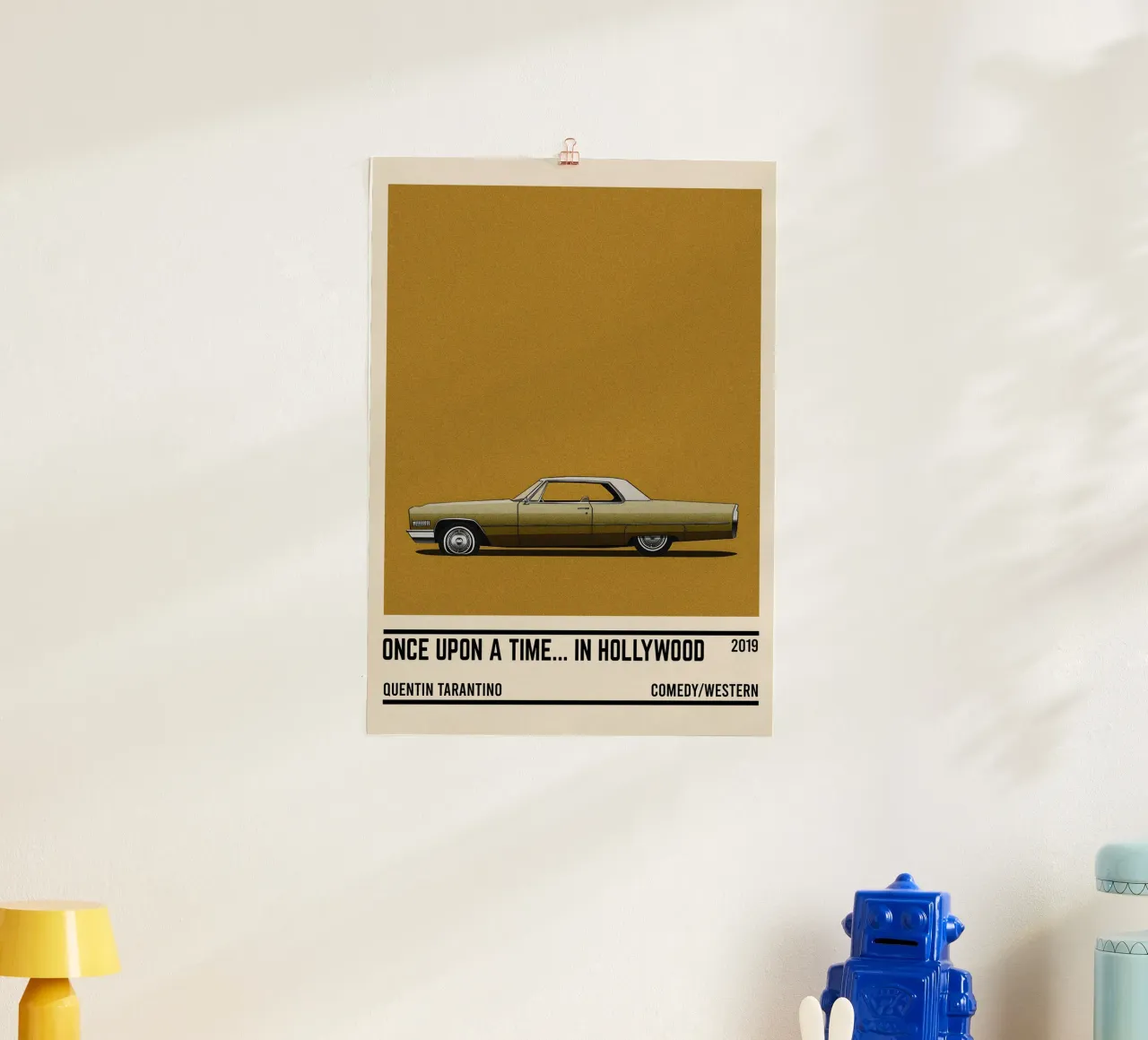 Once Upon a Time... in Hollywood car poster de TheArtstudio