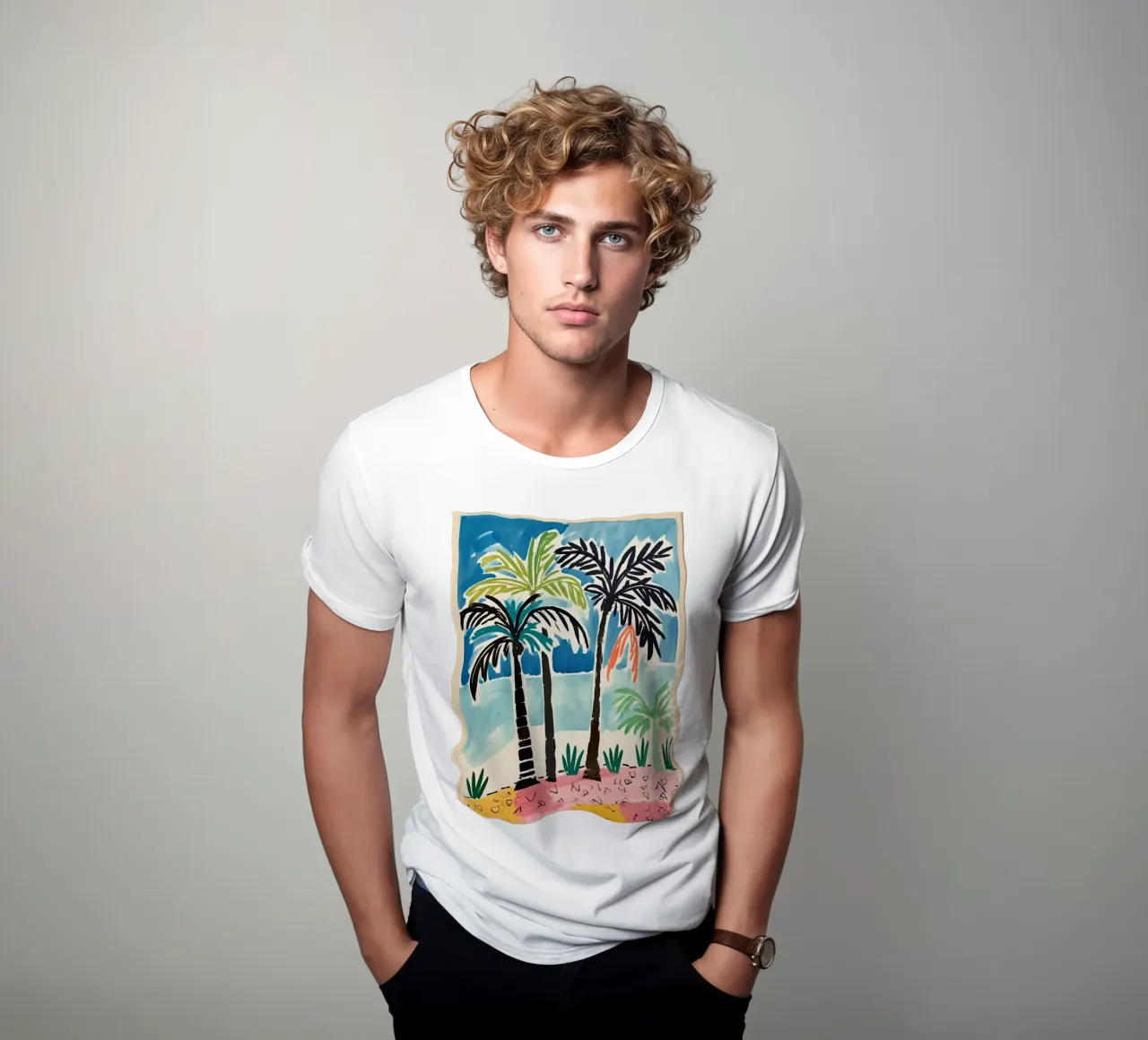 Paradiso delle palme t-shirt da DaarbyN