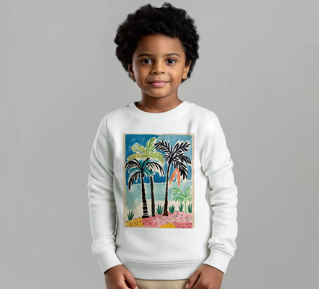Paradiso delle palme felpa bambino da DaarbyN