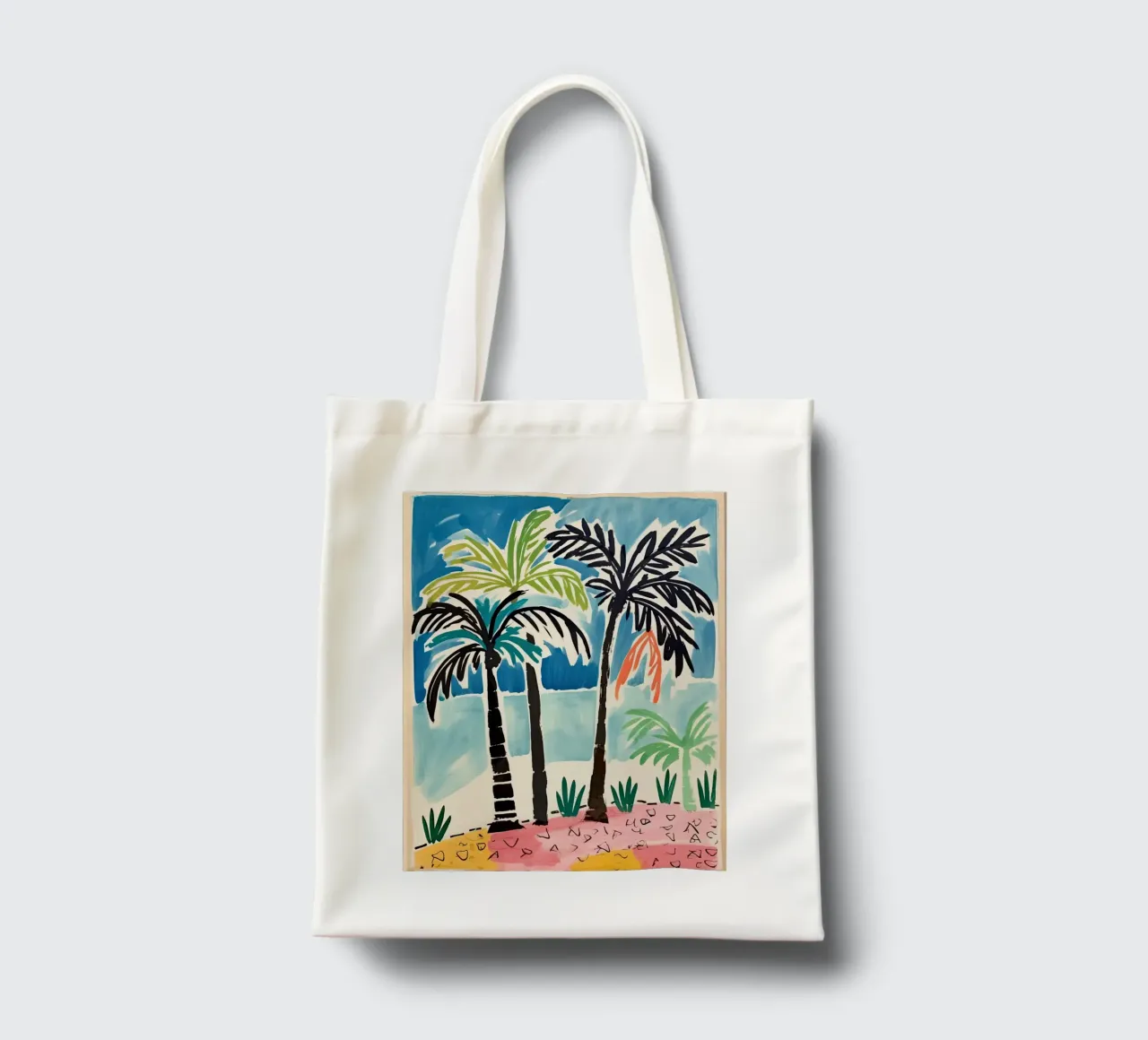 Paradiso delle palme borsa in juta da DaarbyN