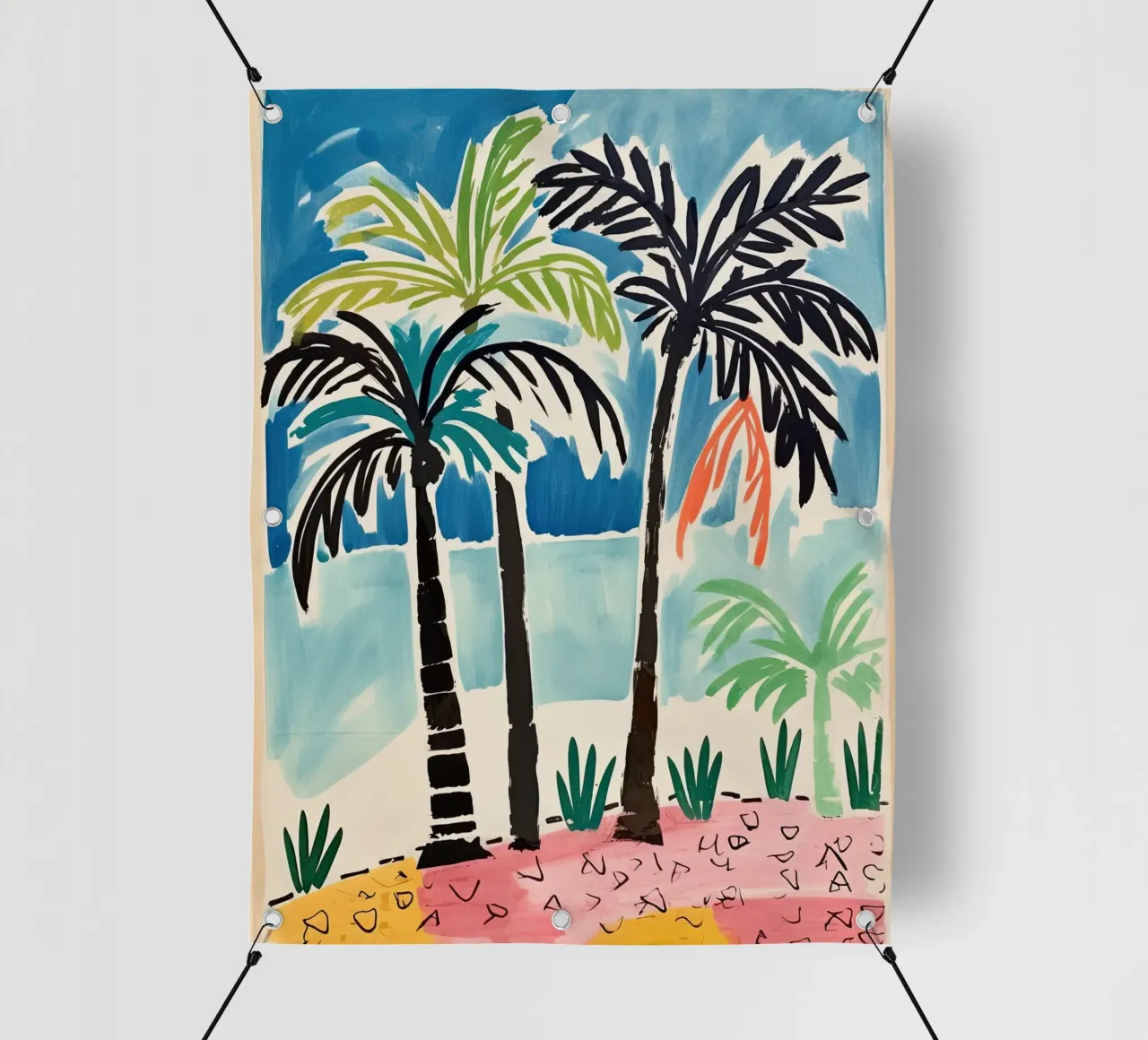 Paradiso delle palme telo in pvc da DaarbyN