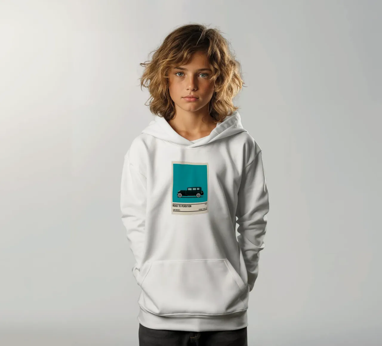 Road to Perdition car kids hoodie by TheArtstudio