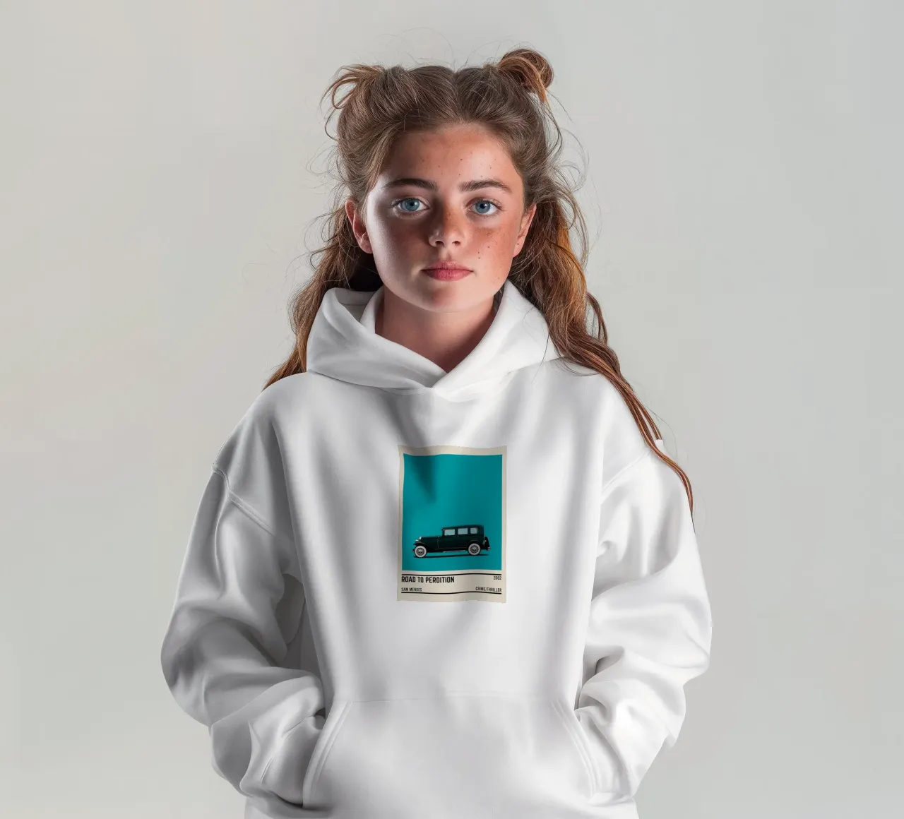 Road to Perdition car kids hoodie by TheArtstudio