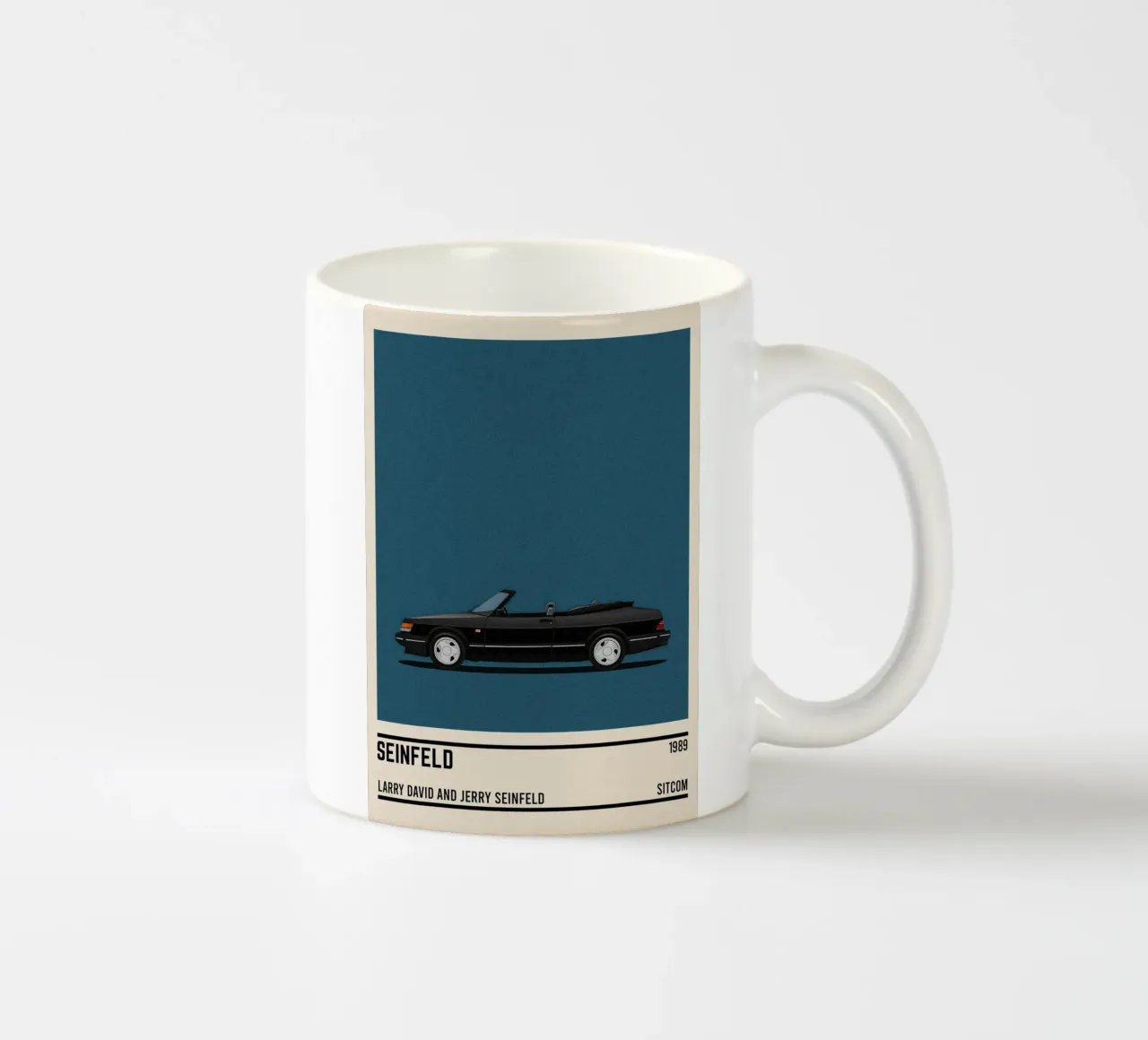 Seinfeld car tazza in ceramica da TheArtstudio