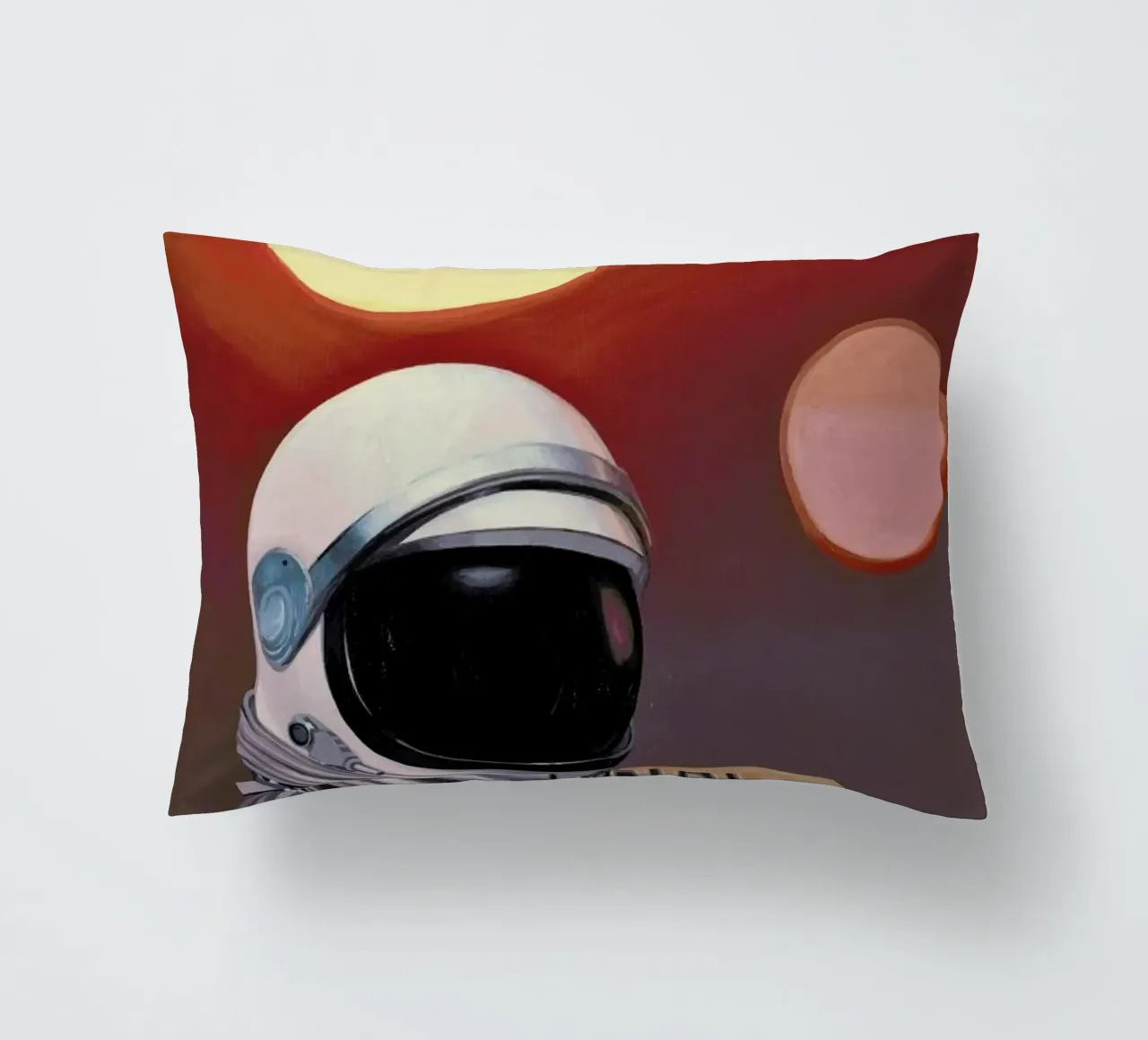 Twin Suns And Donuts cuscino da Scott Listfield
