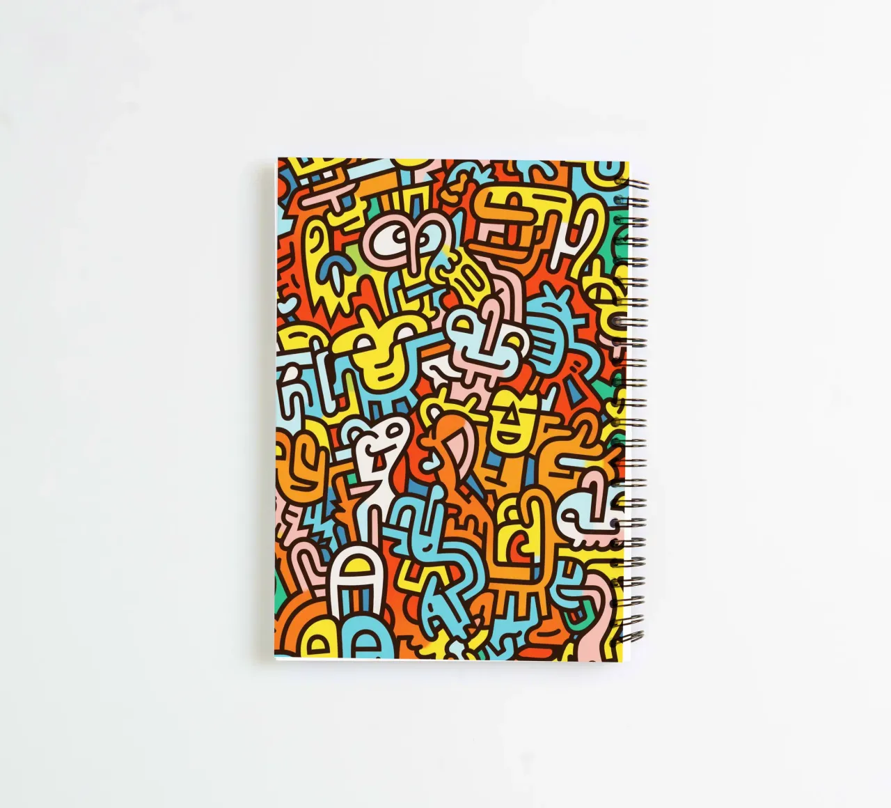Men and women are different | Abstract hidden object picture spiral notebook by Autofocus