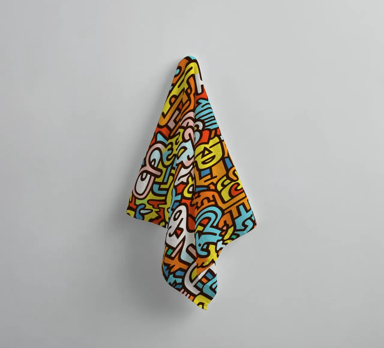 Men and women are different | Abstract hidden object picture towel by Autofocus