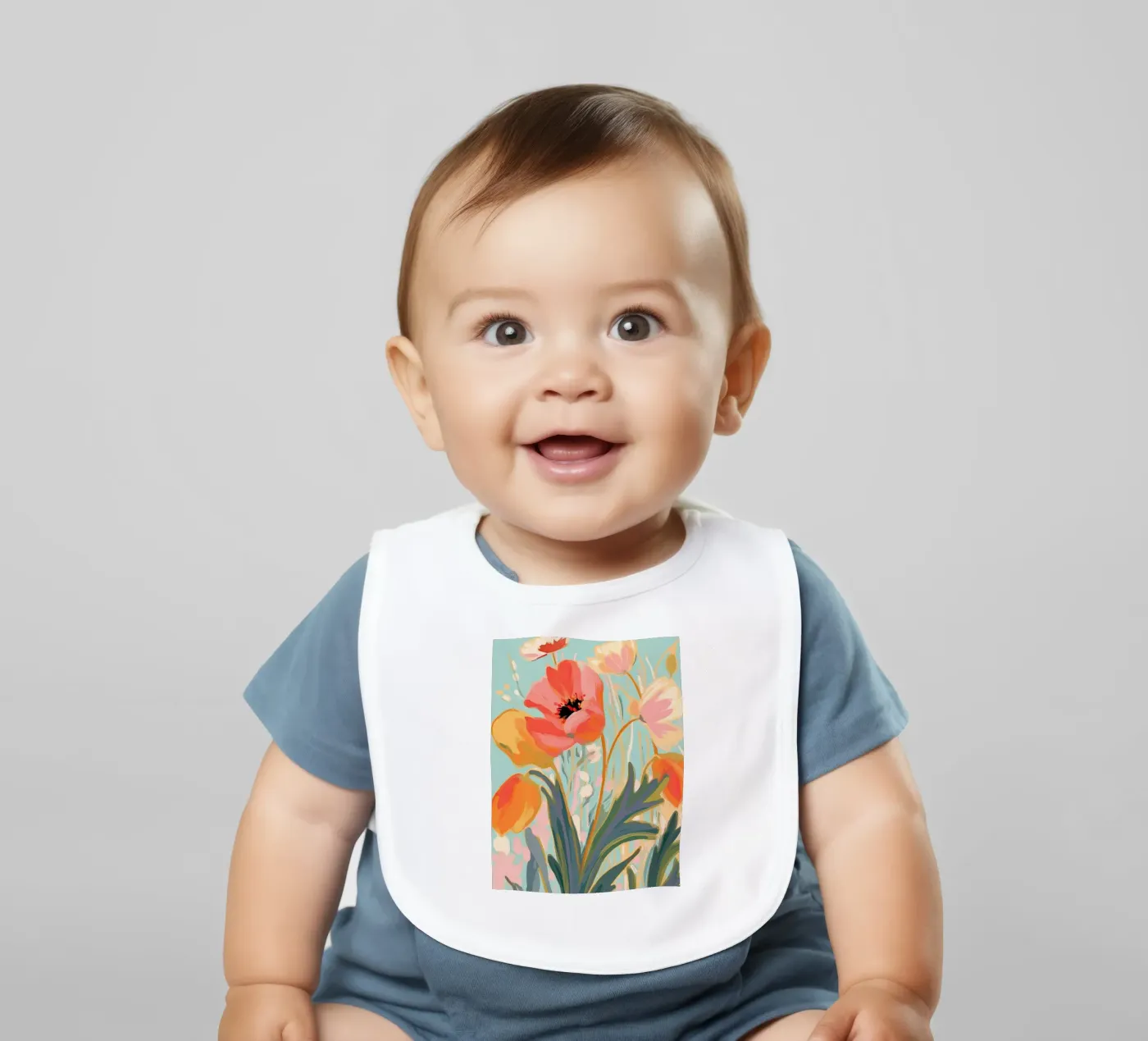 Wildblumen Babylätzchen von DaarbyN