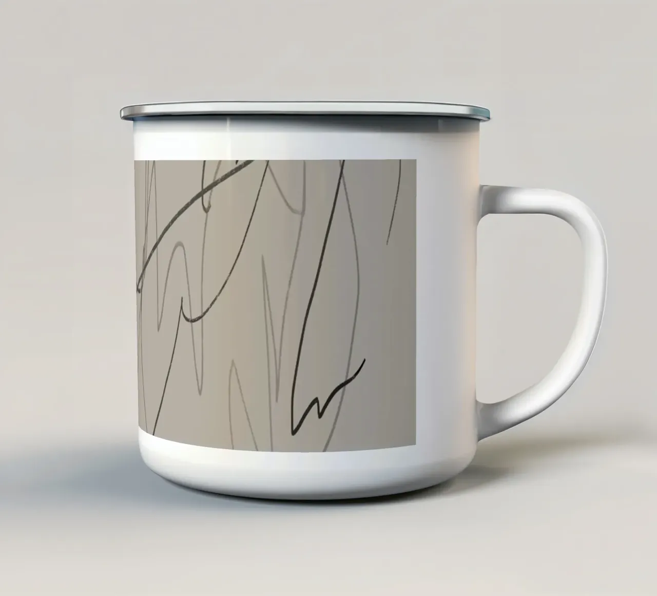 Posso avere il suo autografo? tazza in smalto da Studio B