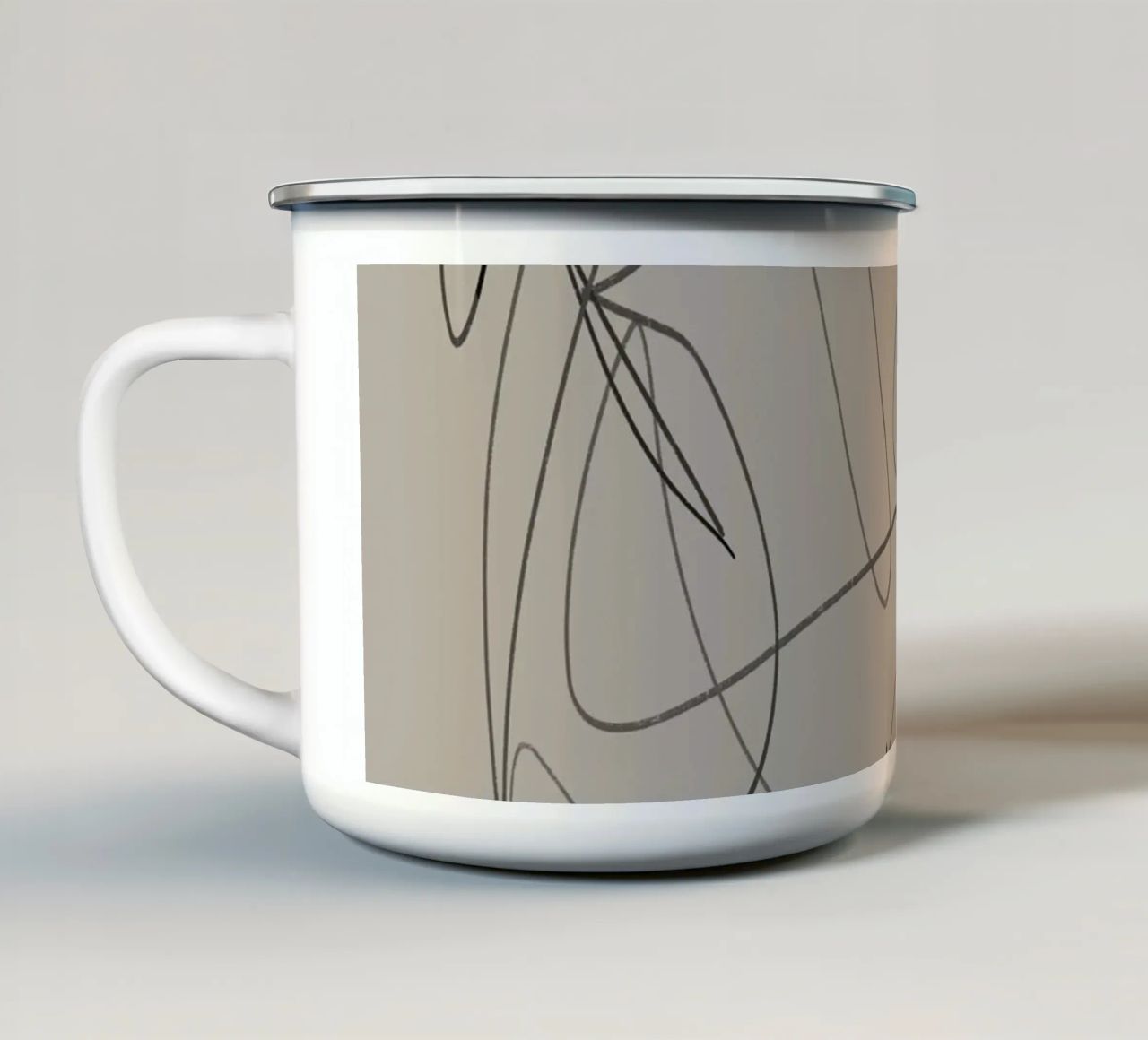 Posso avere il suo autografo? tazza in smalto da Studio B
