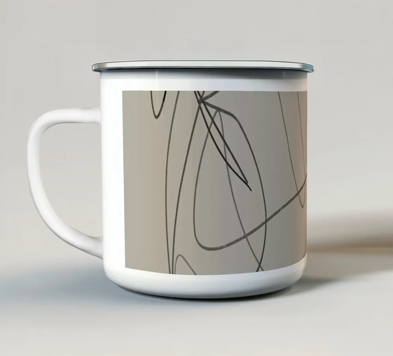 Posso avere il suo autografo? tazza in smalto da Studio B